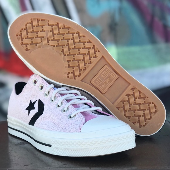 Mens Converse Reverse Terry Star Player Sneakers - Picture 8 of 11